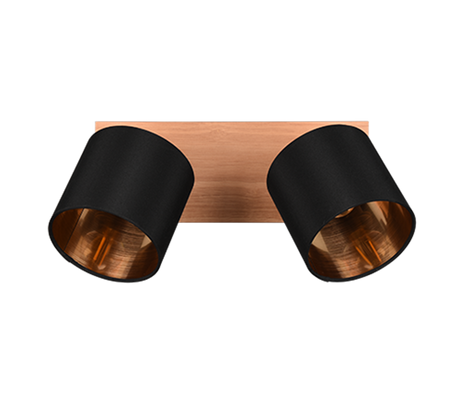 Foco Trio Tommy LED madera 2700K 30cm R81332030