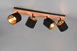 Foco Trio Tommy LED madera 2700K 72cm R81334030