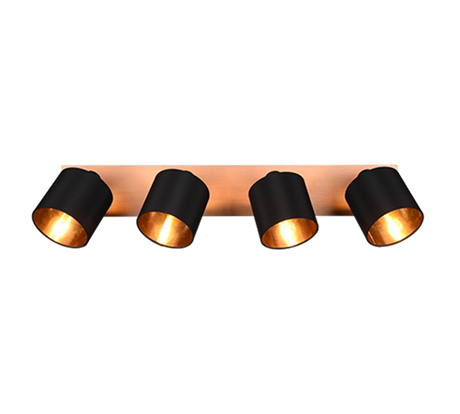 Foco Trio Tommy LED madera 2700K 72cm R81334030