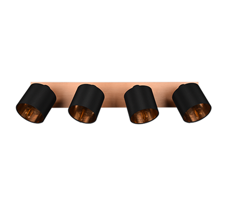 Foco Trio Tommy LED madera 2700K 72cm R81334030