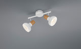 Foco Trio Latika 2 luces 10cm blanco mate — ref. R81522031 (1)