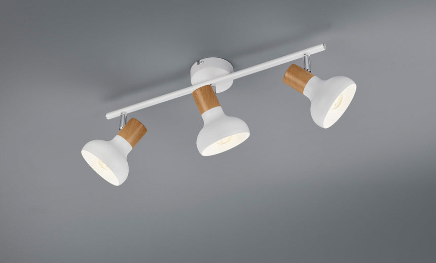 Foco Trio Latika 3 luces 47cm blanco mate — ref. R81523031 (1)