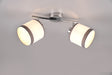 Foco Trio Davos LED cromo 2700K Ø12cm R81552006