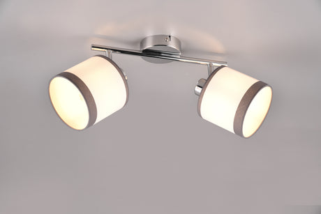 Foco Trio Davos LED cromo 2700K Ø12cm R81552006