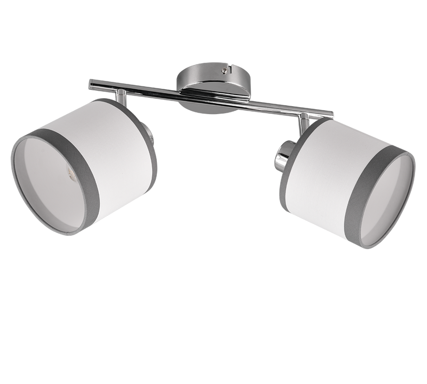 Foco Trio Davos LED cromo 2700K Ø12cm R81552006