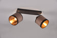 Foco Trio Davos LED negro mate 2700K Ø12cm R81552041