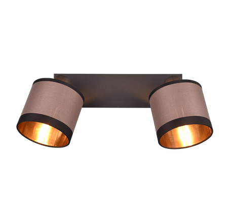 Foco Trio Davos LED negro mate 2700K Ø12cm R81552041