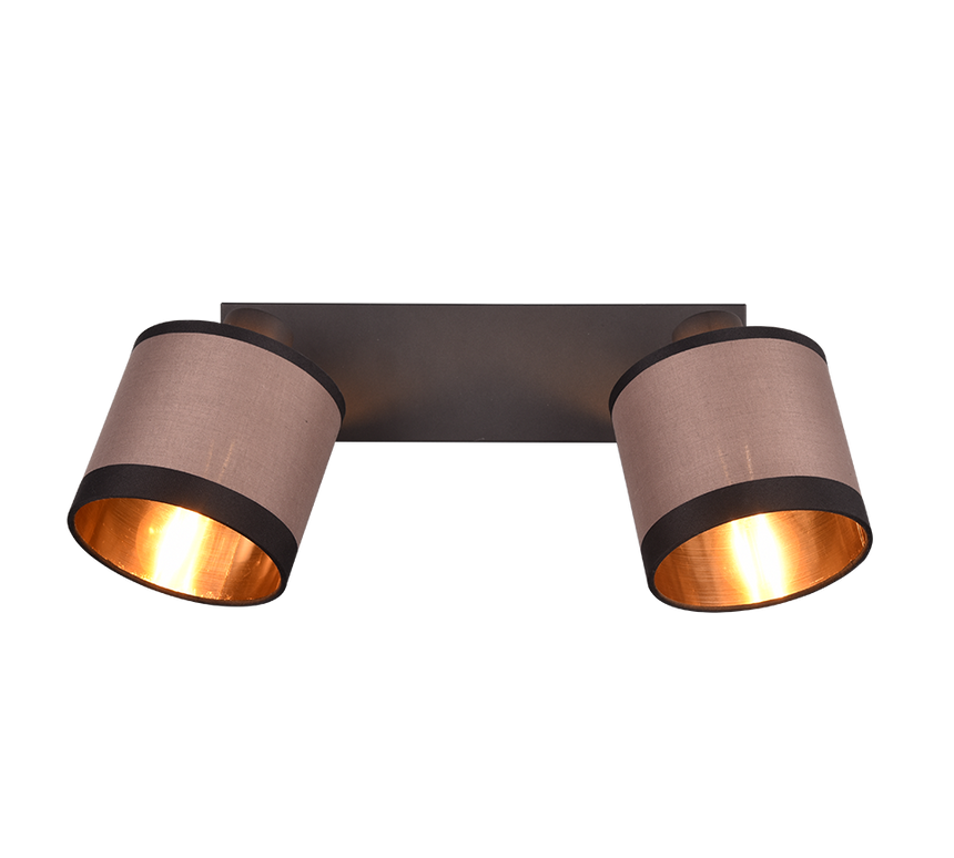 Foco Trio Davos LED negro mate 2700K Ø12cm R81552041