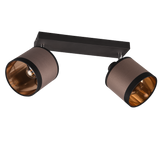 Foco Trio Davos LED negro mate 2700K Ø12cm R81552041