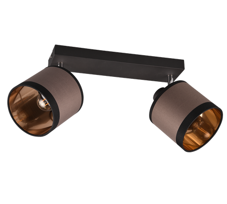 Foco Trio Davos LED negro mate 2700K Ø12cm R81552041
