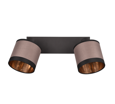 Foco Trio Davos LED negro mate 2700K Ø12cm R81552041