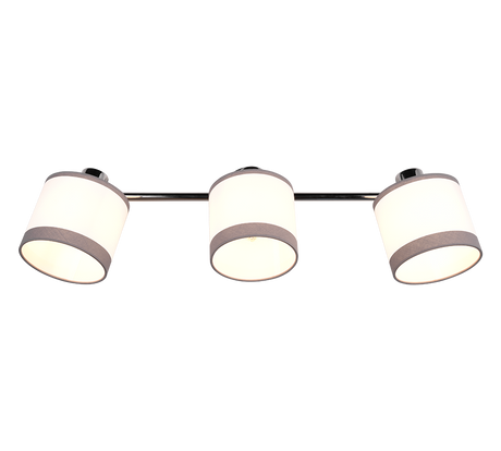 Foco Trio Davos LED cromo 2700K Ø12cm R81553006