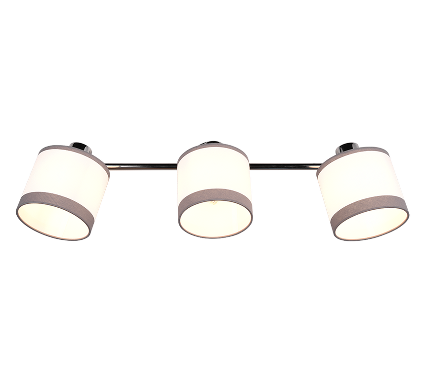 Foco Trio Davos LED cromo 2700K Ø12cm R81553006
