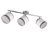 Foco Trio Davos LED cromo 2700K Ø12cm R81553006