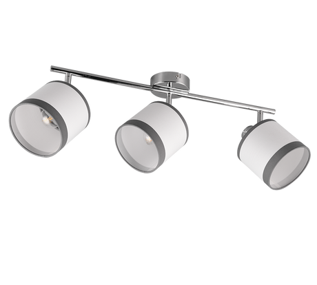 Foco Trio Davos LED cromo 2700K Ø12cm R81553006
