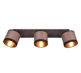 Foco Trio Davos LED negro mate 2700K Ø16,5cm R81553041