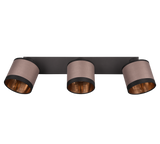 Foco Trio Davos LED negro mate 2700K Ø16,5cm R81553041