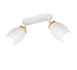 Foco Trio Bidar 2 luces blanco mate R81572031