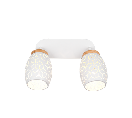 Foco Trio Bidar 2 luces blanco mate R81572031 - vista 2