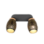 Foco Trio Bidar 2 luces negro y dorado — ref. R81572080 (1)