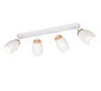 Foco Trio Bidar 4 luces blanco mate 74cm R81574031