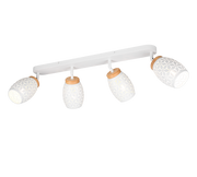 Foco Trio Bidar 4 luces blanco mate 74cm R81574031