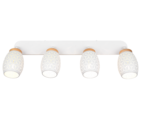 Foco Trio Bidar 4 luces blanco mate 74cm R81574031 - vista 2