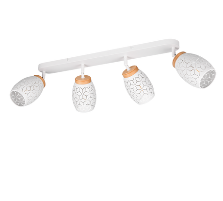 Foco Trio Bidar 4 luces blanco mate 74cm R81574031 - vista 3