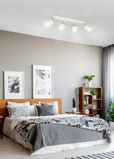 Foco Trio Bidar 4 luces blanco mate 74cm R81574031 - vista 5