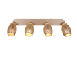 Foco Trio Bidar LED marrón café 2700K 74cm R81574065