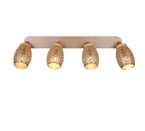 Foco Trio Bidar LED marrón café 2700K 74cm R81574065