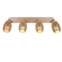 Foco Trio Bidar 4 luces 74cm marrón café — ref. R81574065 (1)