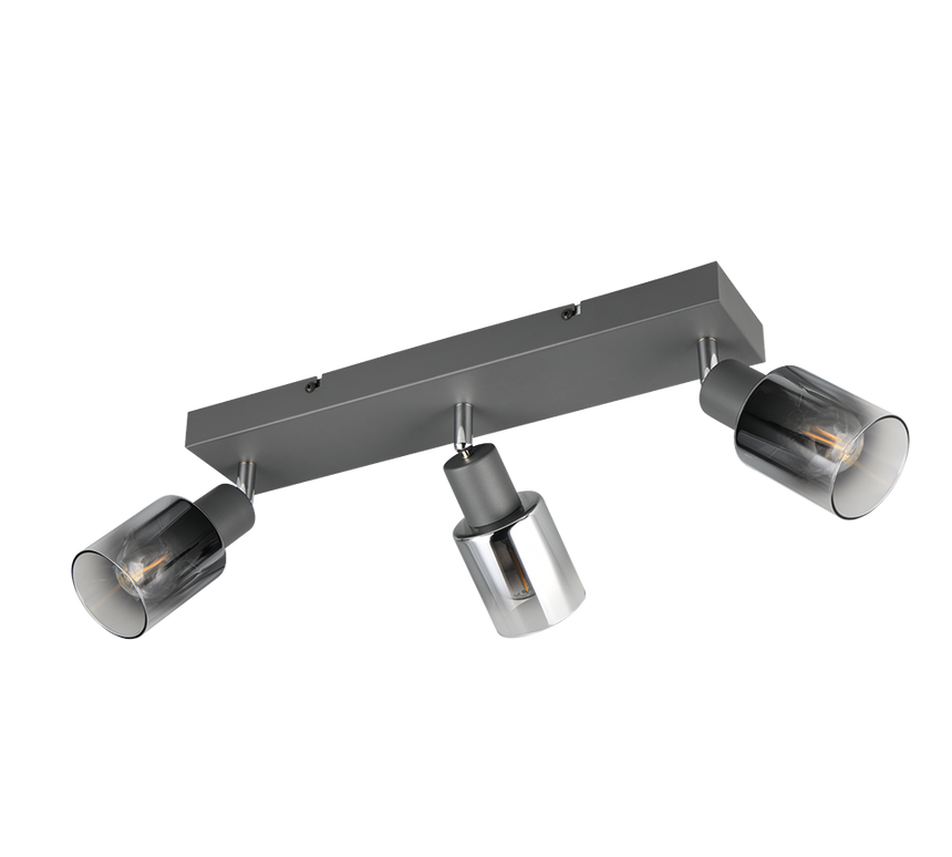 Foco Trio Cadiz LED antracita 2700K Ø7cm R81783042