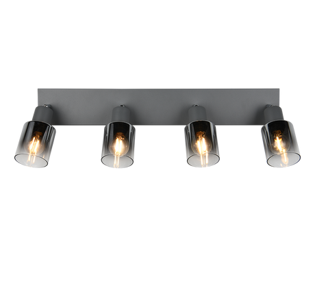 Foco Trio Cadiz LED antracita 2700K Ø7cm R81784042