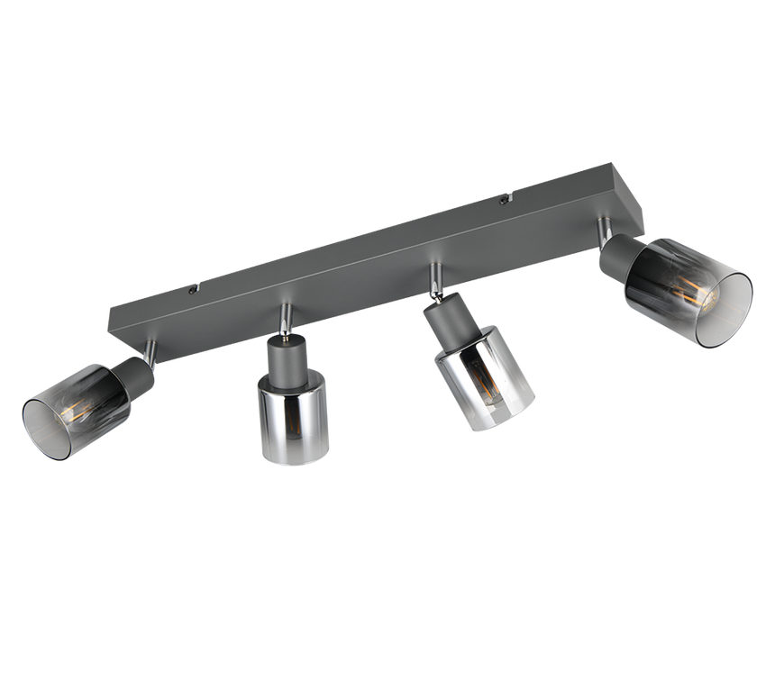 Foco Trio Cadiz LED antracita 2700K Ø7cm R81784042