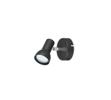 Foco Trio Cantar LED negro mate 3000K Ø8cm R81791032