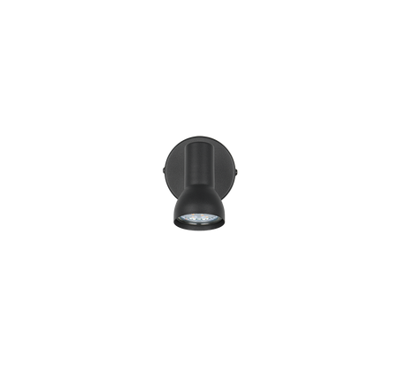 Foco Trio Cantar LED negro mate 3000K Ø8cm R81791032