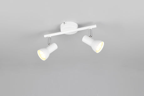 Foco Trio Cantar 2 luces 8cm blanco mate — ref. R81792031 (1)