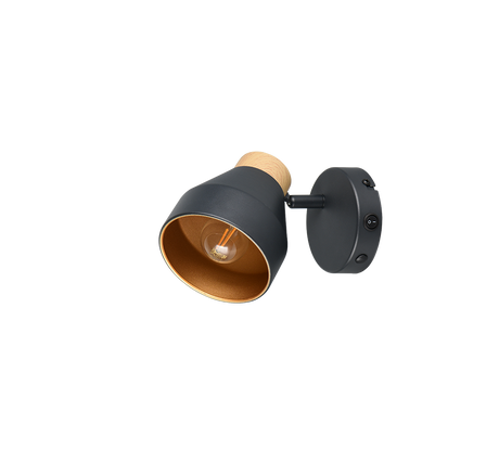 Foco Trio Valentin LED negro mate 2700K Ø11cm R81921732