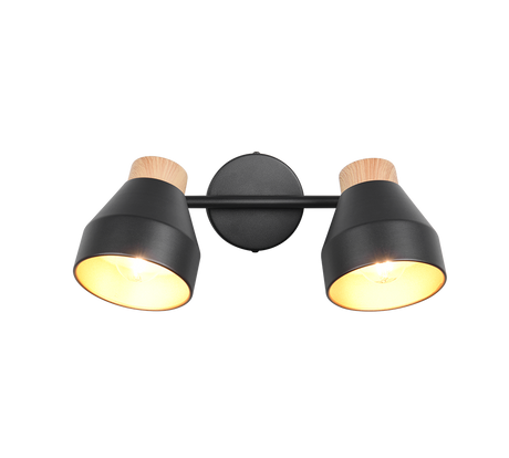 Foco Trio Valentin LED negro mate 2700K Ø11cm R81922032