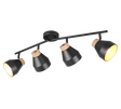 Foco Trio Valentin LED negro mate 2700K Ø11cm R81924032