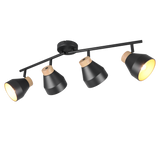 Foco Trio Valentin LED negro mate 2700K Ø11cm R81924032