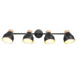Foco Trio Valentin LED negro mate 2700K Ø11cm R81924032