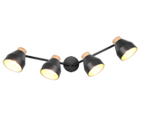 Foco Trio Valentin LED negro mate 2700K Ø11cm R81924032