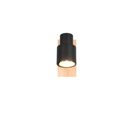 Foco Trio Pierre LED negro mate 3000K 14cm R81981732