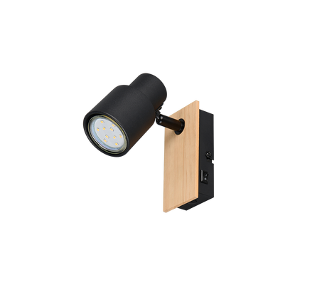 Foco Trio Pierre LED negro mate 3000K 14cm R81981732