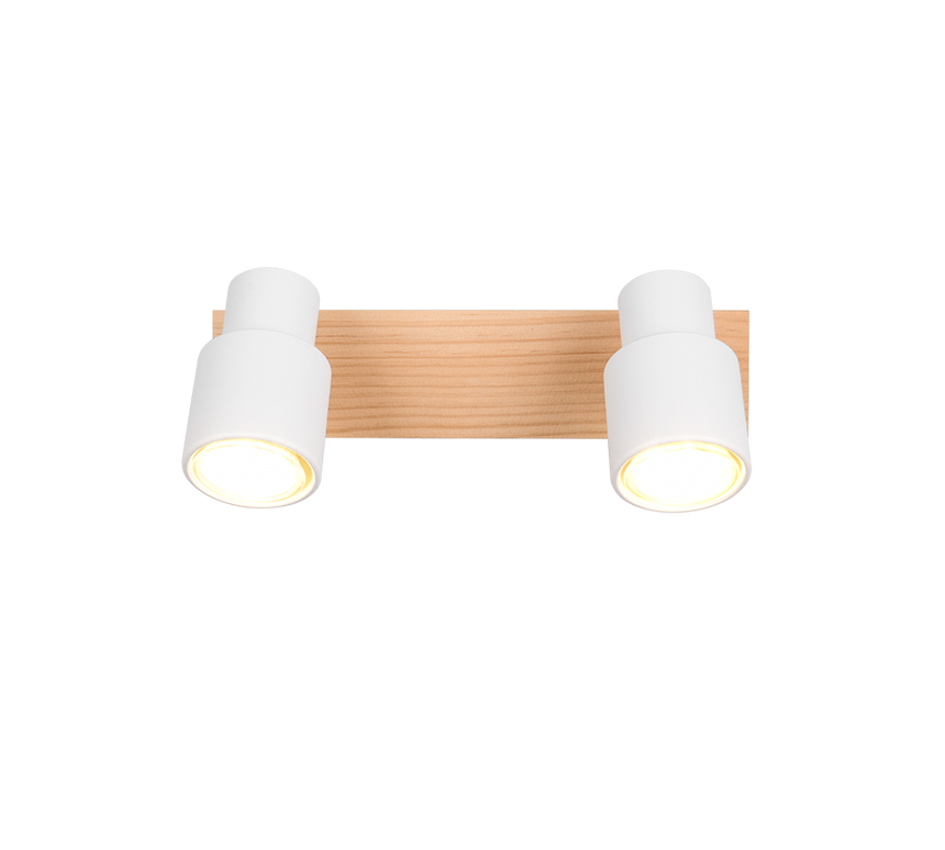 Foco Trio Pierre LED blanco mate 3000K 31cm R81982031