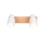 Foco Trio Pierre 2 luces 31cm blanco mate — ref. R81982031 (1)