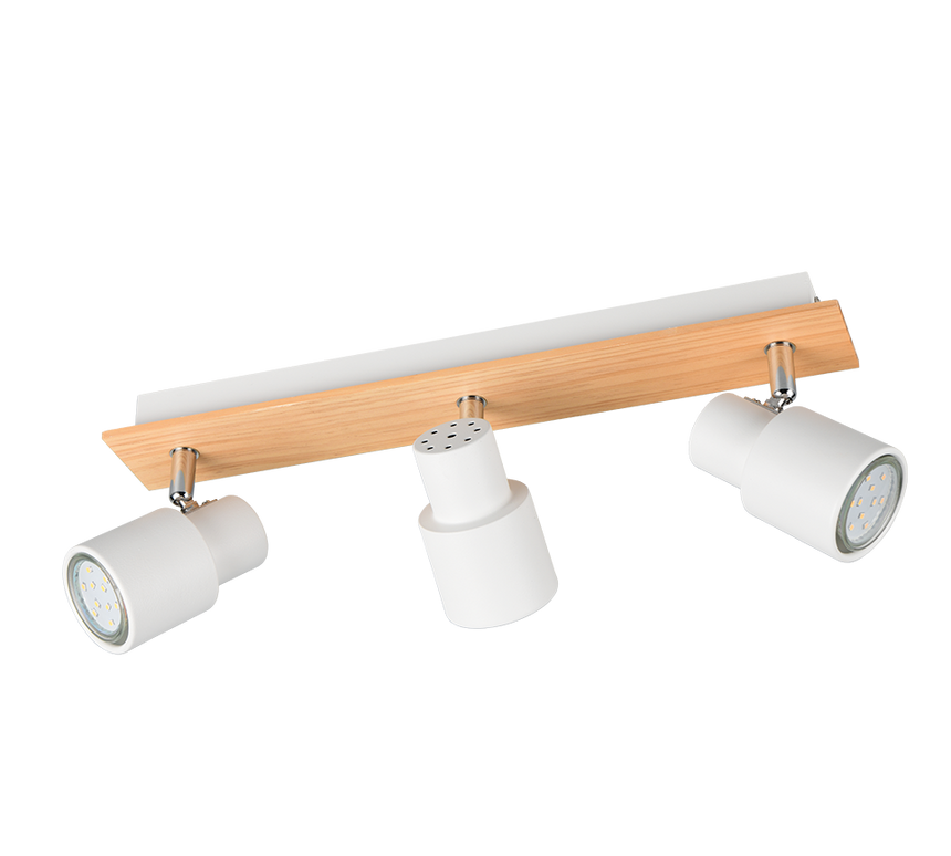 Foco Trio Pierre LED blanco mate 3000K 46cm R81983031