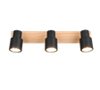 Foco Trio Pierre LED negro mate 3000K 46cm R81983032